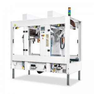 Fully automatic autodimensioning carton sealer ,adjustable on different box sizes with top flap folder