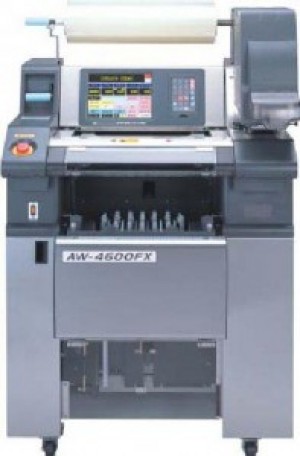 Automatic weighing & wrapping machine with label printer