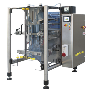 Vertical packaging machine for big bags