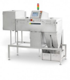 X ray detector for bulk products