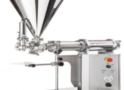 Tabletop dosing-filling machines