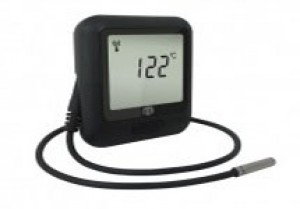 Wireless temperature datalogger with external sensor