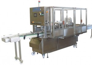 Automatic press tray packaging machine