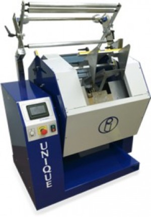 A semi automatic Flow Pack machine with adjustable inclination