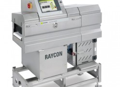 X ray detector for packed products